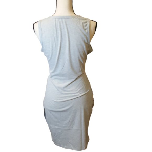 ☄ONE LEFT SZ L☄ Knot T-shirt Mini- Gray F - Picture 3 of 10